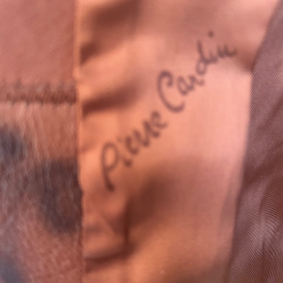 Vintage Genuine Leather Designer Pierre Cardin Blazrr - Picture 6 of 7